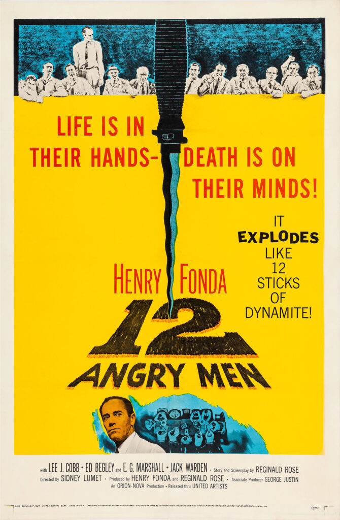12 Angry Men (1957): When One Voice Refuses to Rush 12 angry men (1957 film poster)